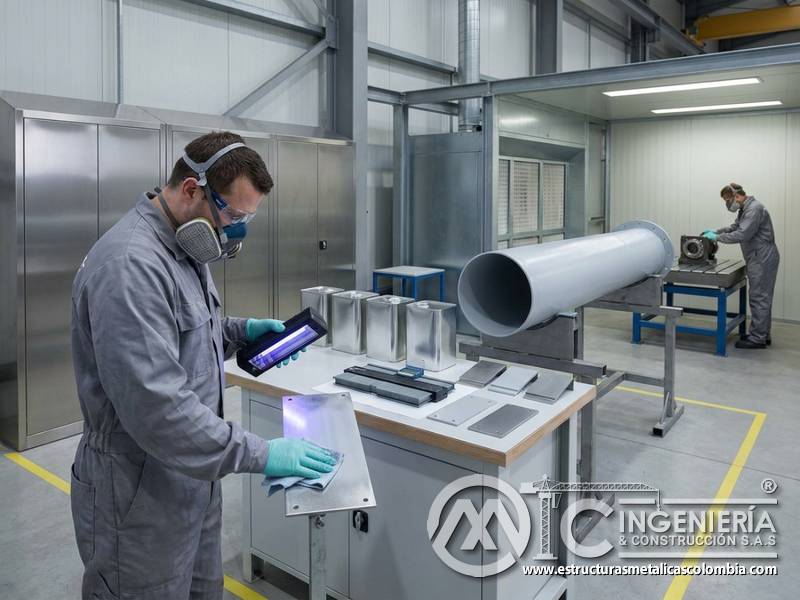 Contaminación química que afecta recubrimientos industriales en Bogotá, Colombia. Montajes, Ingeniería y Construcción. MIC SAS.