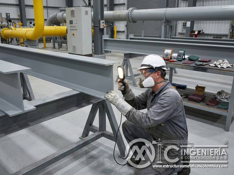 Inspección periódica de recubrimientos industriales en Bogotá, Colombia. Montajes, Ingeniería y Construcción. MIC SAS.