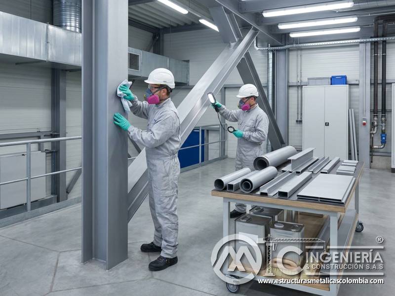 Mantenimiento preventivo y durabilidad de pintura industrial en Bogotá, Colombia. Montajes, Ingeniería y Construcción. MIC SAS.