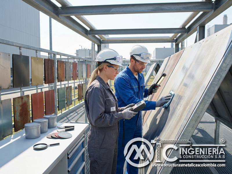 Radiación solar y desgaste de pintura industrial en Bogotá, Colombia. Montajes, Ingeniería y Construcción. MIC SAS.