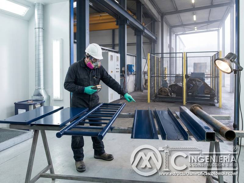 Evaluación ambiental final de pintura industrial en Bogotá, Colombia. Montajes, Ingeniería y Construcción. MIC SAS.