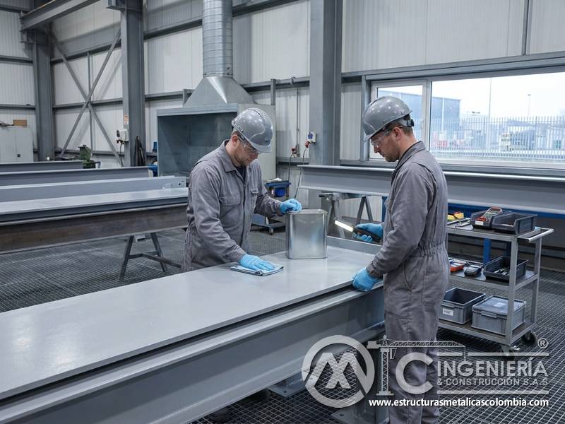 Mantenimiento ambiental de pintura industrial en Bogotá, Colombia. Montajes, Ingeniería y Construcción. MIC SAS.
