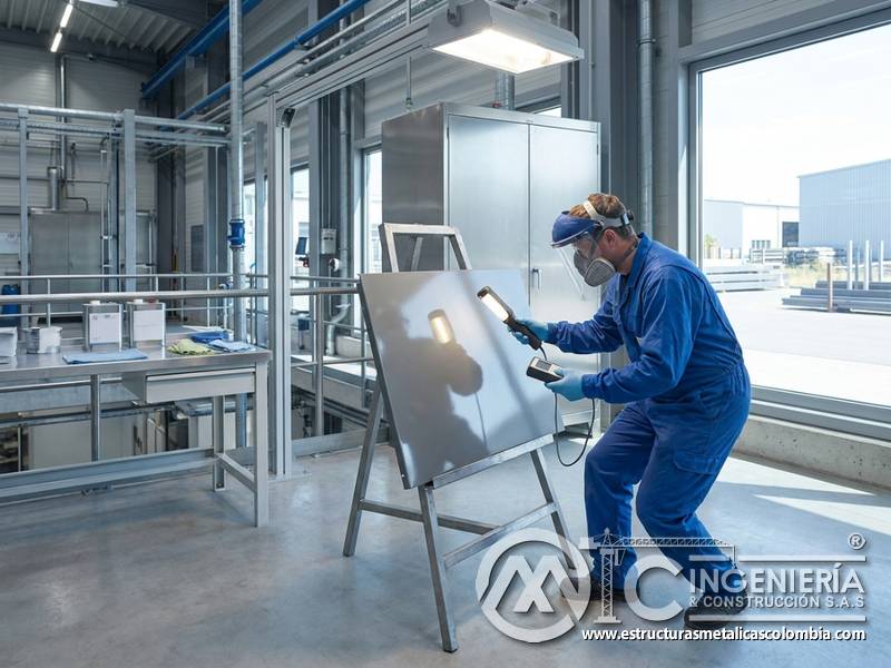 Radiación ultravioleta que impacta acabado industrial en Bogotá, Colombia. Montajes, Ingeniería y Construcción. MIC SAS.