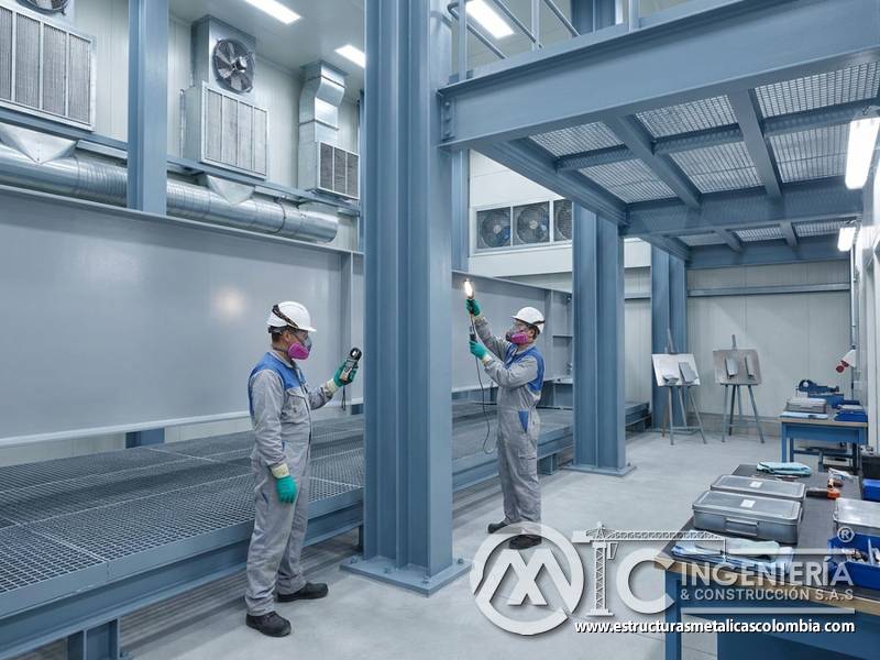 Ventilación del entorno que impacta pintura industrial en Bogotá, Colombia. Montajes, Ingeniería y Construcción. MIC SAS.