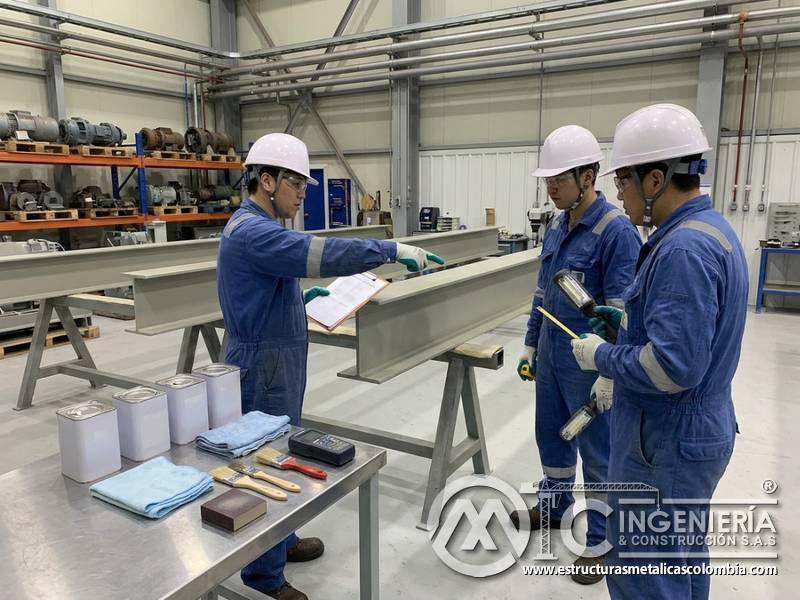 Programación de mantenimiento de pintura industrial en Bogotá, Colombia. Montajes, Ingeniería y Construcción. MIC SAS.