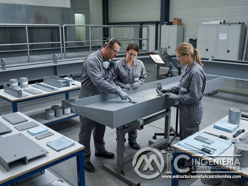 Auditoría técnica de pintura industrial en Bogotá, Colombia. Montajes, Ingeniería y Construcción. MIC SAS.