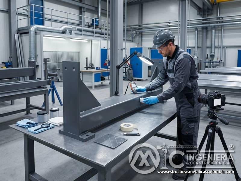 Estándares de inspección de pintura industrial en Bogotá, Colombia. Montajes, Ingeniería y Construcción. MIC SAS.