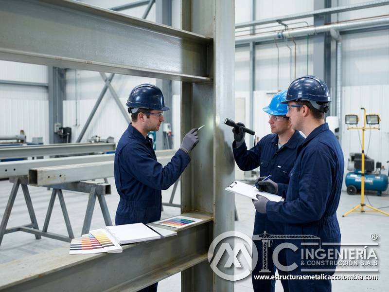 Evaluación de envejecimiento de pintura industrial en Bogotá, Colombia. Montajes, Ingeniería y Construcción. MIC SAS.