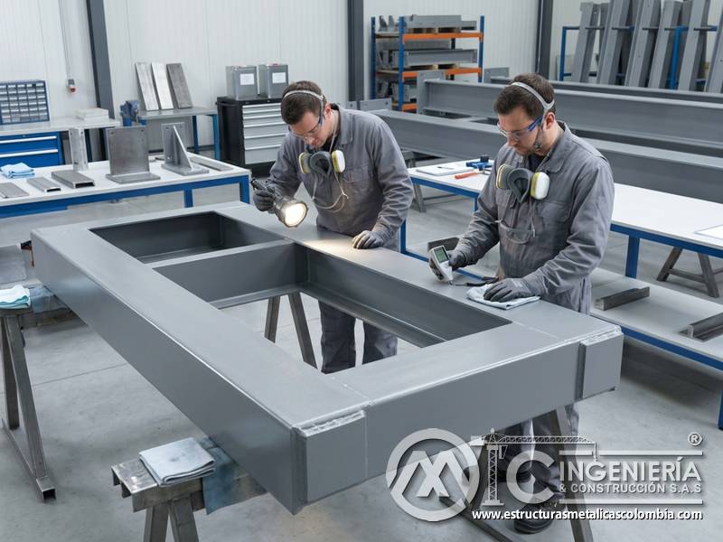 Verificación normativa de recubrimiento industrial en Bogotá, Colombia. Montajes, Ingeniería y Construcción. MIC SAS.