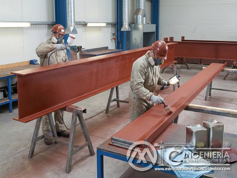 Imprimante anticorrosivo para pintura industrial en Bogotá, Colombia. Montajes, Ingeniería y Construcción. MIC SAS.