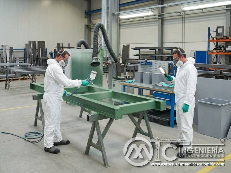 Seguridad industrial con pinturas ecológicas y aplicación responsable en Bogotá, Colombia. Montajes, Ingeniería y Construcción. MIC SAS.