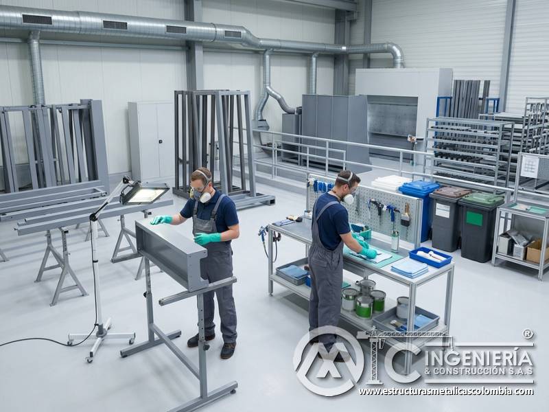 Pinturas ecológicas para menor exposición y operación industrial responsable en Bogotá, Colombia. Montajes, Ingeniería y Construcción. MIC SAS.