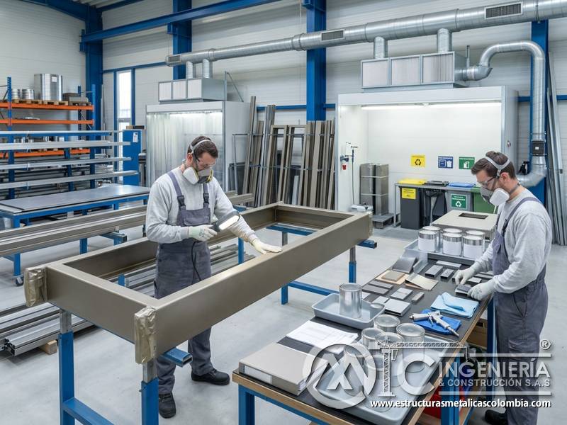 Pinturas ecológicas con menor toxicidad y acabados confiables para metal en Bogotá, Colombia. Montajes, Ingeniería y Construcción. MIC SAS.