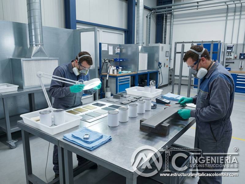 Revisión de compuestos halogenados y selección responsable de sistemas de pintura industrial en Bogotá, Colombia. Montajes, Ingeniería y Construcción. MIC SAS.