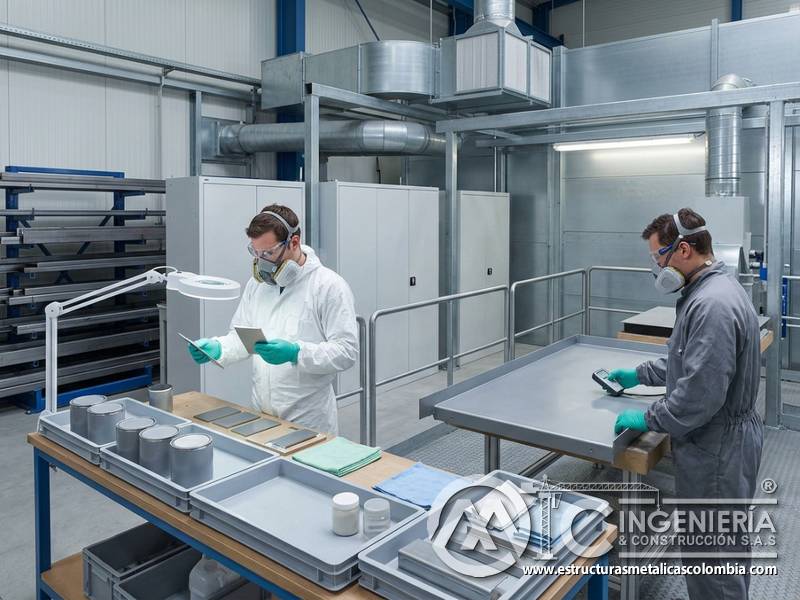 Manejo responsable de plomo, cadmio y sustancias restringidas en recubrimientos industriales en Bogotá, Colombia. Montajes, Ingeniería y Construcción. MIC SAS.