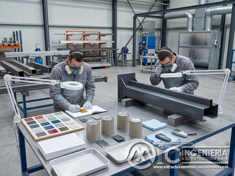 Control de metales pesados en pinturas industriales con trazabilidad y acabado durable en Bogotá, Colombia. Montajes, Ingeniería y Construcción. MIC SAS.