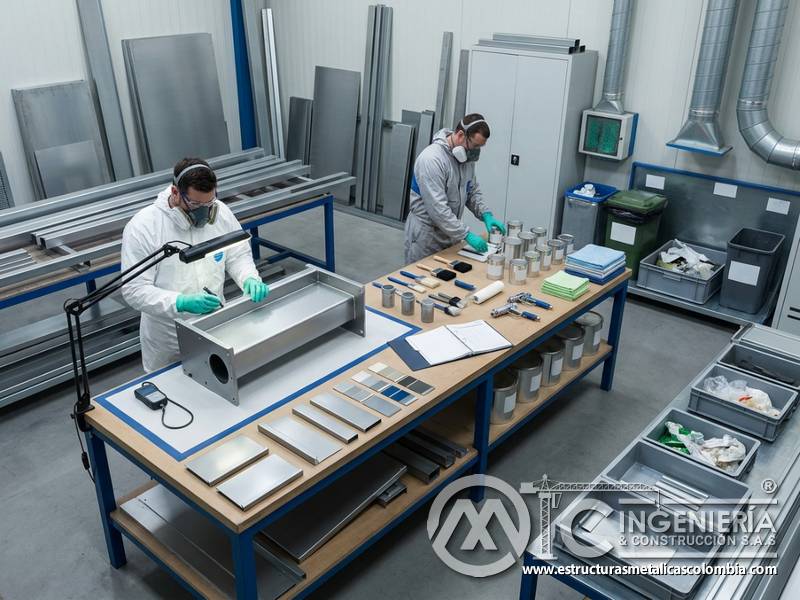 Decisiones de pintura industrial con análisis técnico, residuos y vida útil en Bogotá, Colombia. Montajes, Ingeniería y Construcción. MIC SAS.