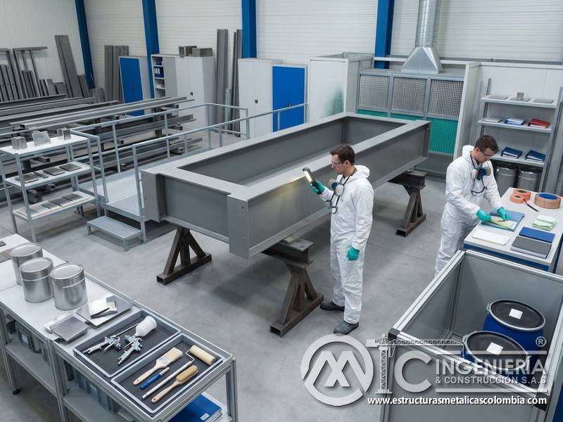 Recubrimientos evaluados desde origen, aplicación, mantenimiento y disposición final en Bogotá, Colombia. Montajes, Ingeniería y Construcción. MIC SAS.