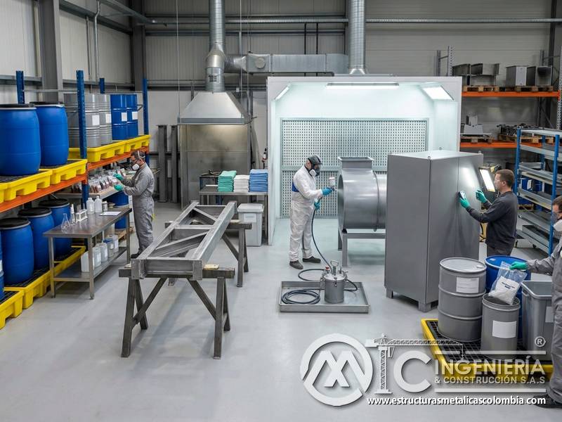 Fases del ciclo de vida de pinturas industriales con disposición responsable en Bogotá, Colombia. Montajes, Ingeniería y Construcción. MIC SAS.