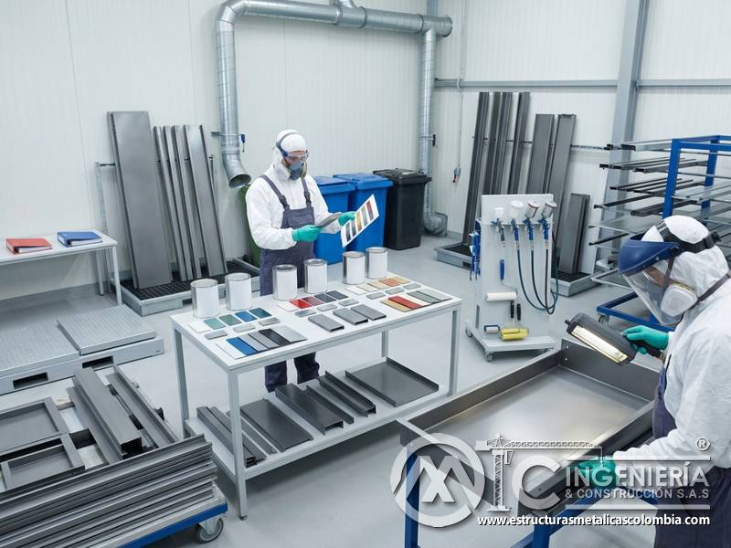 Comparación de pinturas base agua, solvente y alternativas industriales en Bogotá, Colombia. Montajes, Ingeniería y Construcción. MIC SAS.