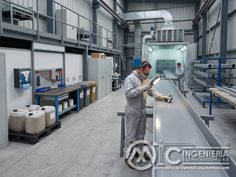 Limpieza operativa, residuos clasificados y menor exposición ambiental en pintura industrial en Bogotá, Colombia. Montajes, Ingeniería y Construcción. MIC SAS.