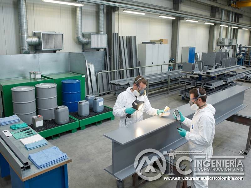 Gestión de residuos peligrosos y envases cerrados en servicio de pintura industrial en Bogotá, Colombia. Montajes, Ingeniería y Construcción. MIC SAS.