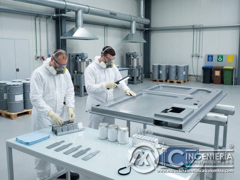 Pinturas antibacterianas ecológicas para superficies industriales higiénicas en Bogotá, Colombia. Montajes, Ingeniería y Construcción. MIC SAS.