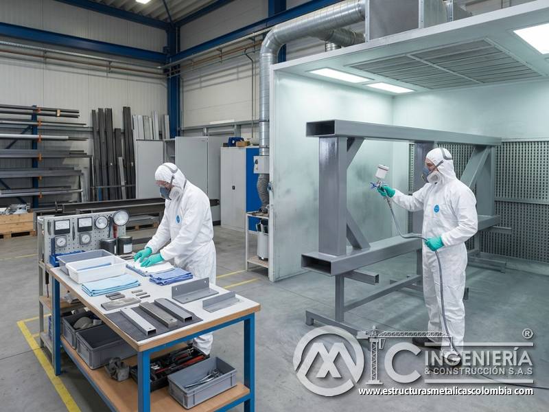Menor exposición química, EPP y acabado confiable en recubrimientos industriales en Bogotá, Colombia. Montajes, Ingeniería y Construcción. MIC SAS.