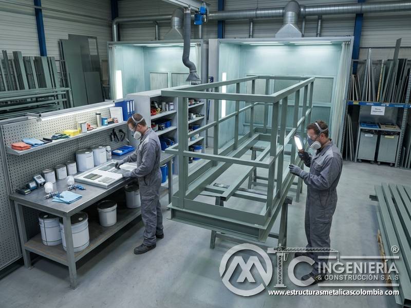 Menor impacto acumulado y mantenimiento sostenible en pintura industrial para acero en Bogotá, Colombia. Montajes, Ingeniería y Construcción. MIC SAS.