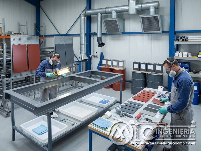 Comparación de pinturas base agua y base solvente para recubrimientos industriales de alto desempeño en Bogotá, Colombia. Montajes, Ingeniería y Construcción. MIC SAS.