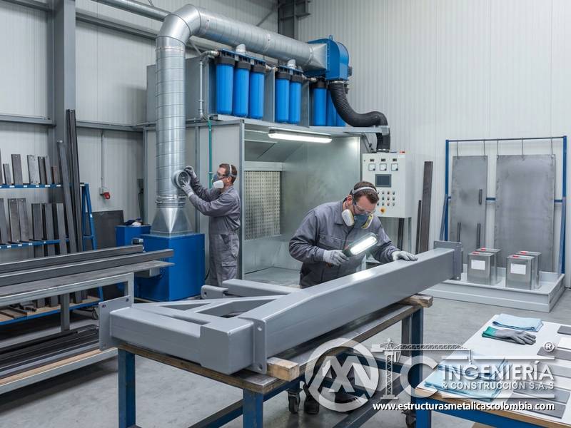 Medición de emisiones y ventilación técnica en recubrimientos industriales responsables en Bogotá, Colombia. Montajes, Ingeniería y Construcción. MIC SAS.