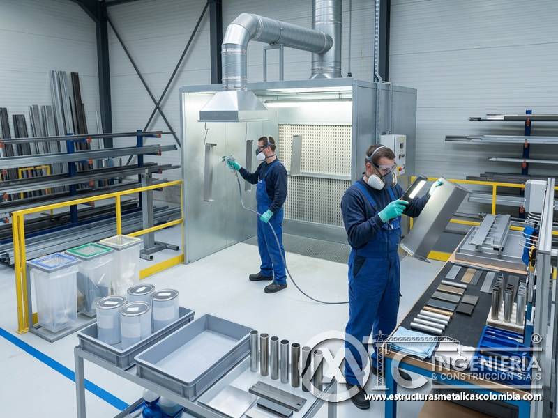 Materiales responsables, ventilación y prevención de contaminación en recubrimientos industriales en Bogotá, Colombia. Montajes, Ingeniería y Construcción. MIC SAS.