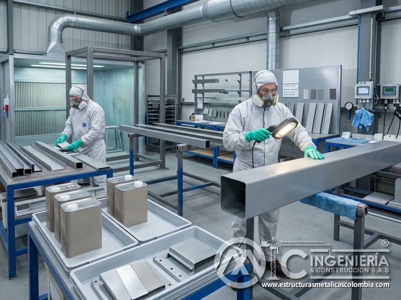 Restricciones químicas, seguridad laboral y protección del metal en sistemas industriales en Bogotá, Colombia. Montajes, Ingeniería y Construcción. MIC SAS.