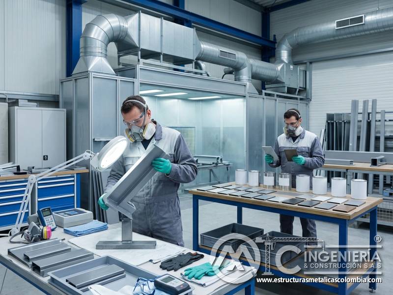 Alternativas a solventes peligrosos y menor exposición en pintura industrial para metal en Bogotá, Colombia. Montajes, Ingeniería y Construcción. MIC SAS.