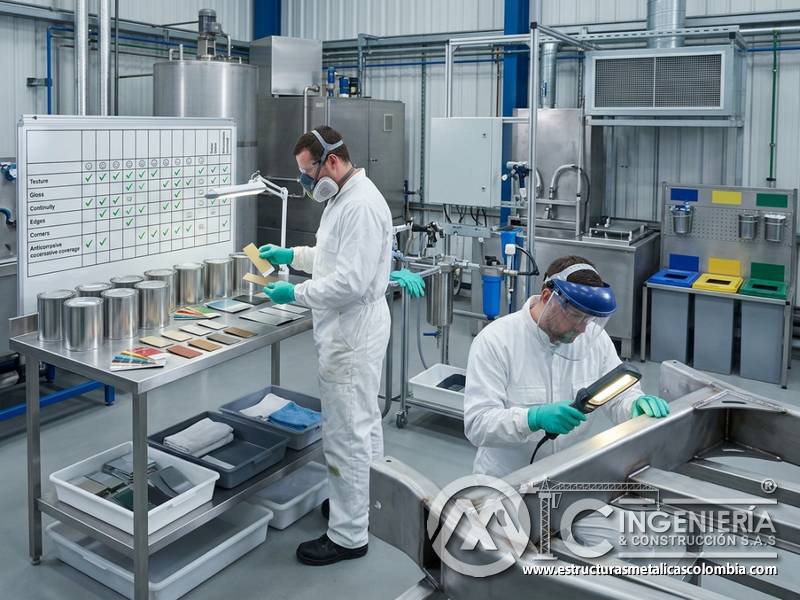Pinturas biodegradables, menor persistencia ambiental y acabado técnico para metal en Bogotá, Colombia. Montajes, Ingeniería y Construcción. MIC SAS.