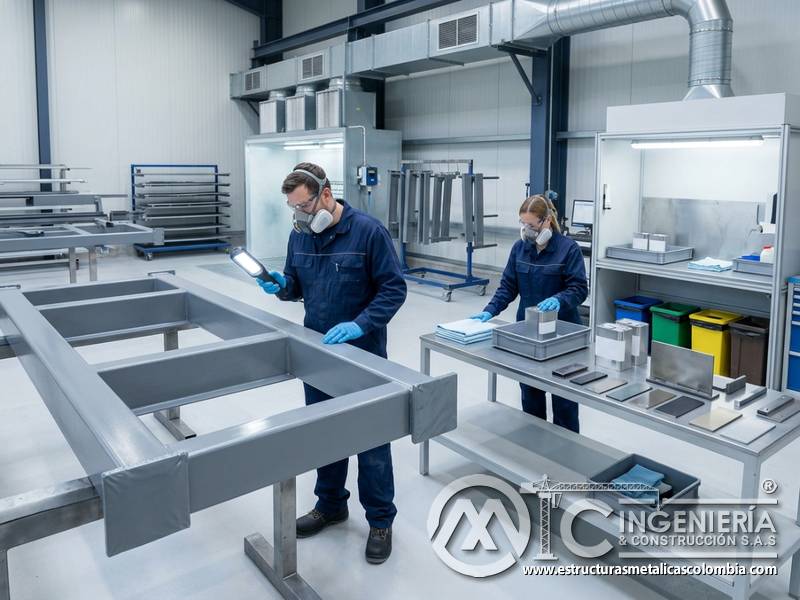 Energía responsable, procesos limpios y protección duradera del acero con pintura industrial en Bogotá, Colombia. Montajes, Ingeniería y Construcción. MIC SAS.