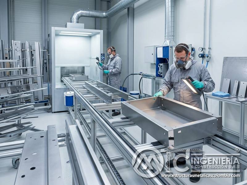 Menor consumo energético y eficiencia operativa en pintura industrial para acabado estable en Bogotá, Colombia. Montajes, Ingeniería y Construcción. MIC SAS.