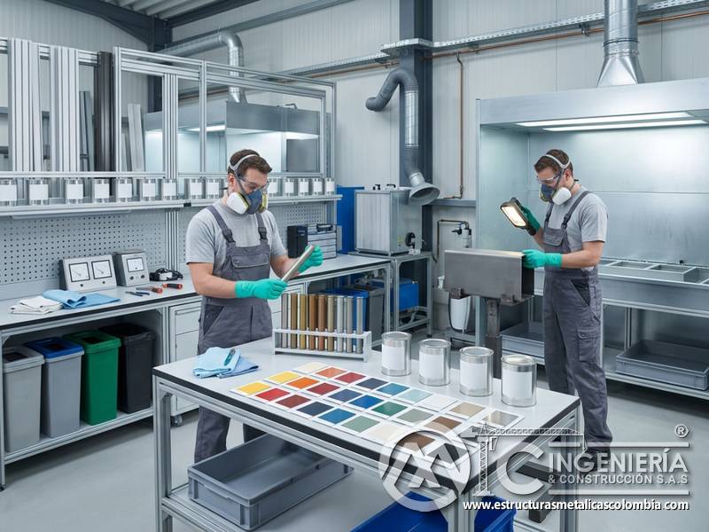 Formulaciones sin metales pesados y pigmentos alternativos para protección metálica segura en Bogotá, Colombia. Montajes, Ingeniería y Construcción. MIC SAS.