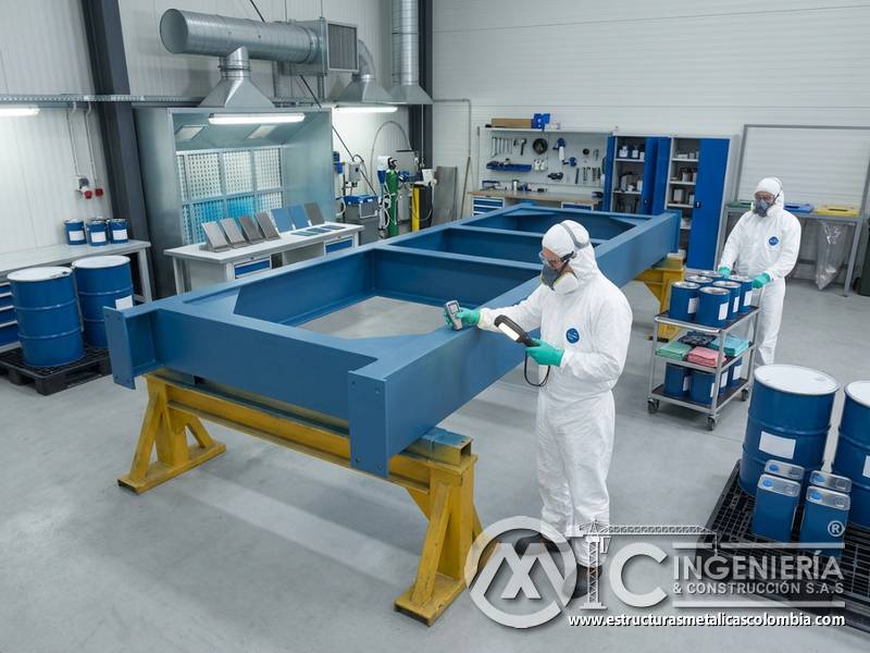 Fabricación responsable, impacto controlado y metal protegido con pintura industrial ecológica en Bogotá, Colombia. Montajes, Ingeniería y Construcción. MIC SAS.