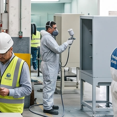 Recubrimiento base solvente con alta adherencia y resistencia para ambientes exigentes en Bogotá, Colombia. Montajes, Ingeniería y Construcción. MIC SAS.