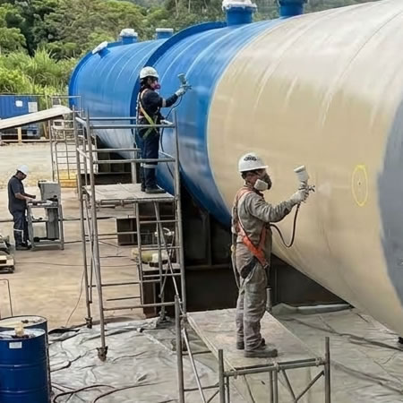 Imprimación diseñada para adherir, sellar y aportar la primera defensa del sustrato en Bogotá, Colombia. Montajes, Ingeniería y Construcción. MIC SAS.