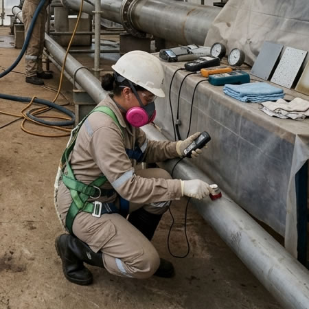 Temperatura y humedad verificadas para favorecer nivelación, adherencia, secado y curado en Bogotá, Colombia. Montajes, Ingeniería y Construcción. MIC SAS.