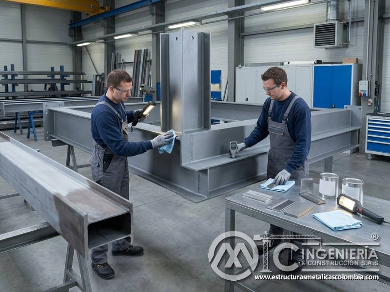 Recubrimientos industriales evaluados por calidad, seguridad y vida útil para proteger estructuras metálicas en Bogotá, Colombia. Montajes, Ingeniería y Construcción. MIC SAS.
