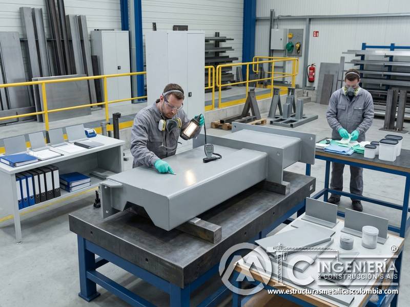 Manuales de aplicación y mantenimiento preventivo en pintura industrial para protección del acero en Bogotá, Colombia. Montajes, Ingeniería y Construcción. MIC SAS.