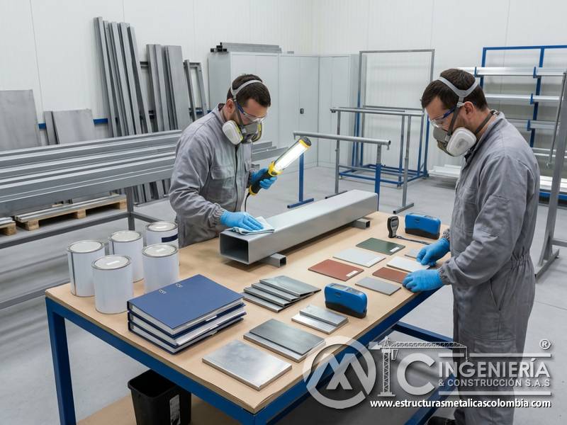 Controles documentados y productos compatibles en recubrimientos industriales con revisión técnica en Bogotá, Colombia. Montajes, Ingeniería y Construcción. MIC SAS.