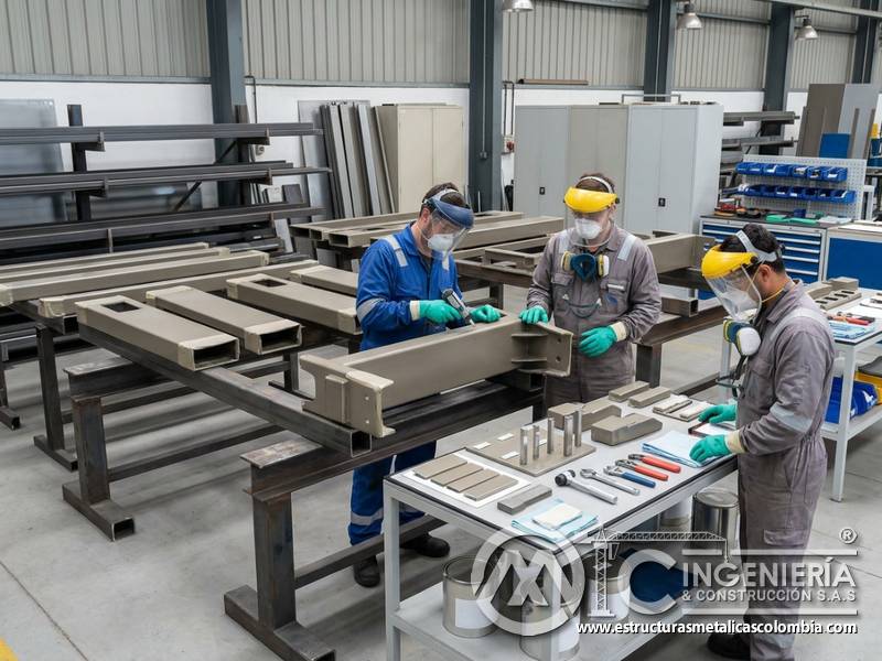 Criterios normativos, trazabilidad y acabado listo para operar en selección de pintura industrial en Bogotá, Colombia. Montajes, Ingeniería y Construcción. MIC SAS.