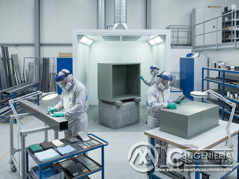 Preparación de superficie, espesor requerido y control de calidad en selección de pintura industrial en Bogotá, Colombia. Montajes, Ingeniería y Construcción. MIC SAS.