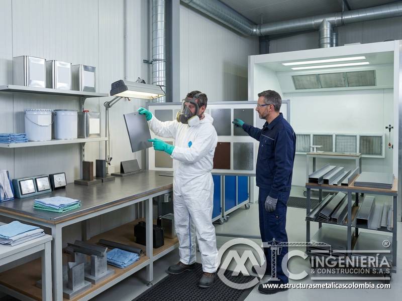 Control ambiental, seguridad operativa y protección metálica en selección de recubrimientos industriales en Bogotá, Colombia. Montajes, Ingeniería y Construcción. MIC SAS.