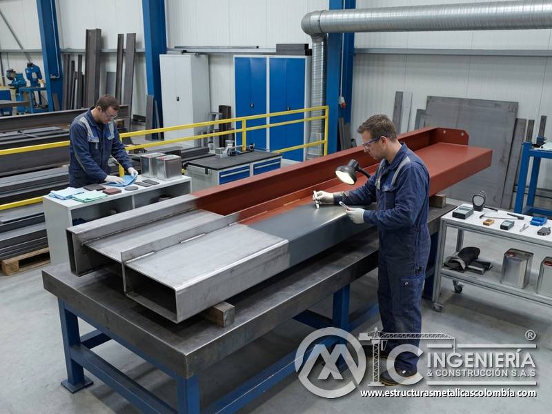 Normas para protección contra la corrosión en pintura industrial aplicada a estructuras metálicas en Bogotá, Colombia. Montajes, Ingeniería y Construcción. MIC SAS.