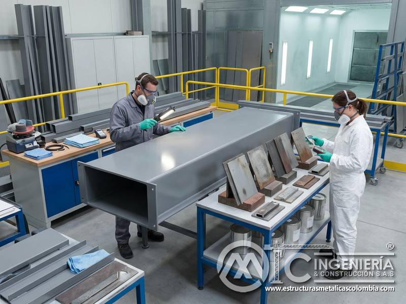 Evaluación de ambientes y exposición para aplicar recubrimientos industriales anticorrosivos en Bogotá, Colombia. Montajes, Ingeniería y Construcción. MIC SAS.